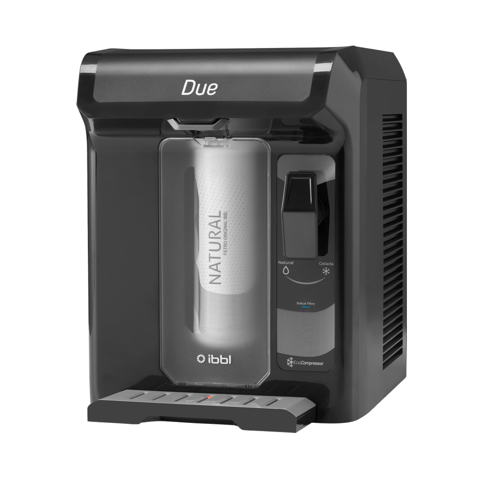 Purificador de Água Due com Compressor Grafite BIVOLT